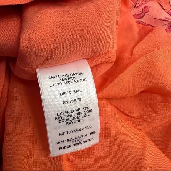 Vineyard Vines Womens Pink Helenium Floral Mini Shift Dress Size M - Picture 8 of 8